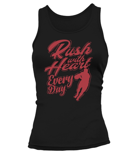Rugby Rush with Heart everyday Football Tank top Woman