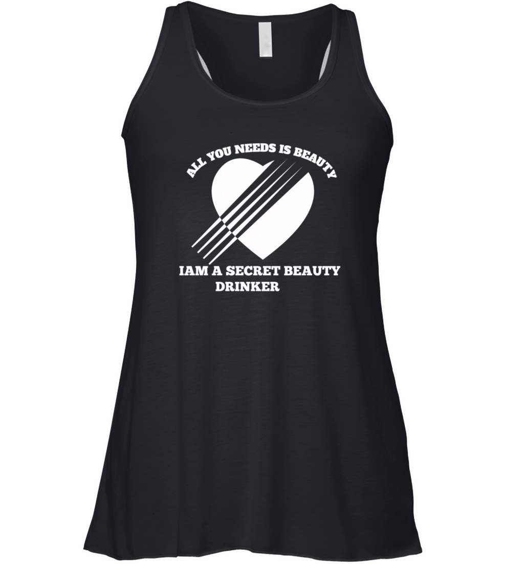 heart love Women's Flowy Tank Top