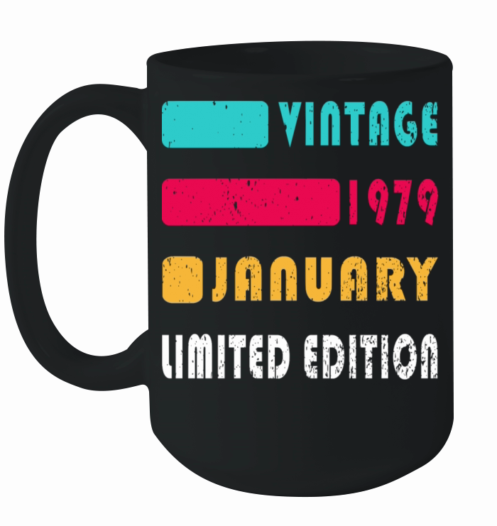 45th birthday 45 years January 1979 Ceramic Mug