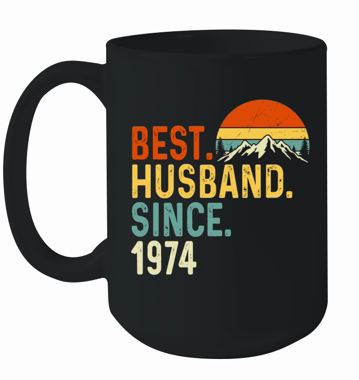 Best Husband Since 1974 Ceramic Mug