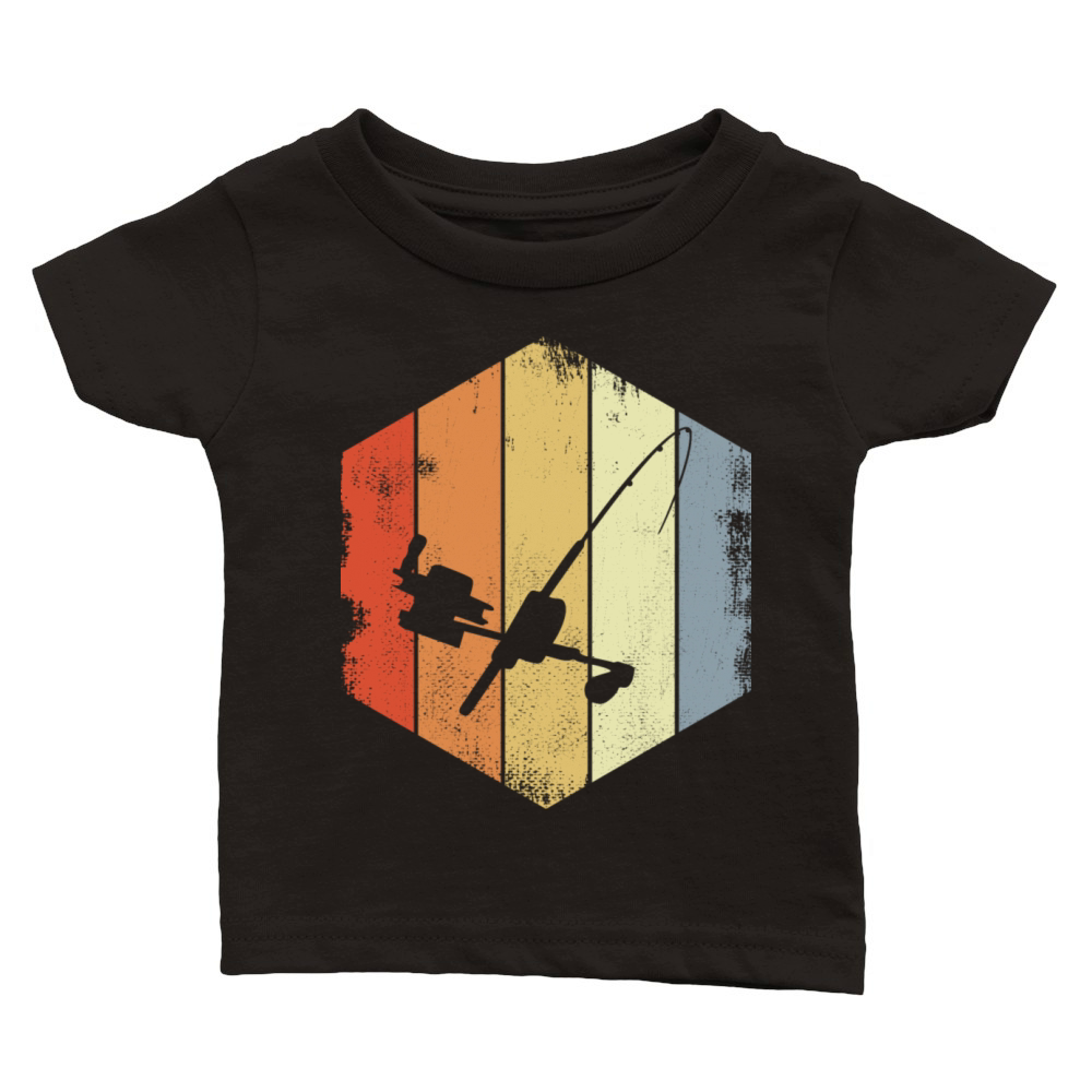 Vintage Fishing Rod Classic Baby Crewneck T-shirt
