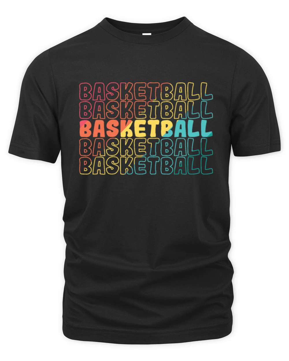 Basketball Ball Sports Team USA America Organic Unisex T-shirt