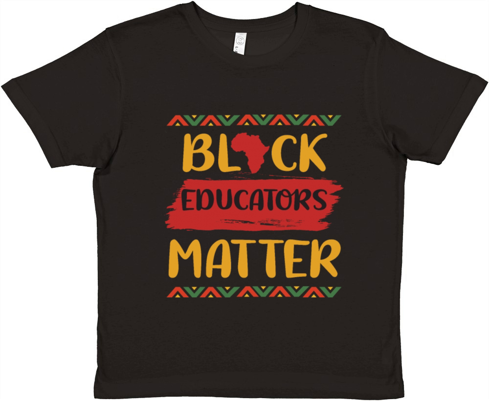 Black Educators MatterTeacher Black History Month Premium Kids Crewneck T-shirt