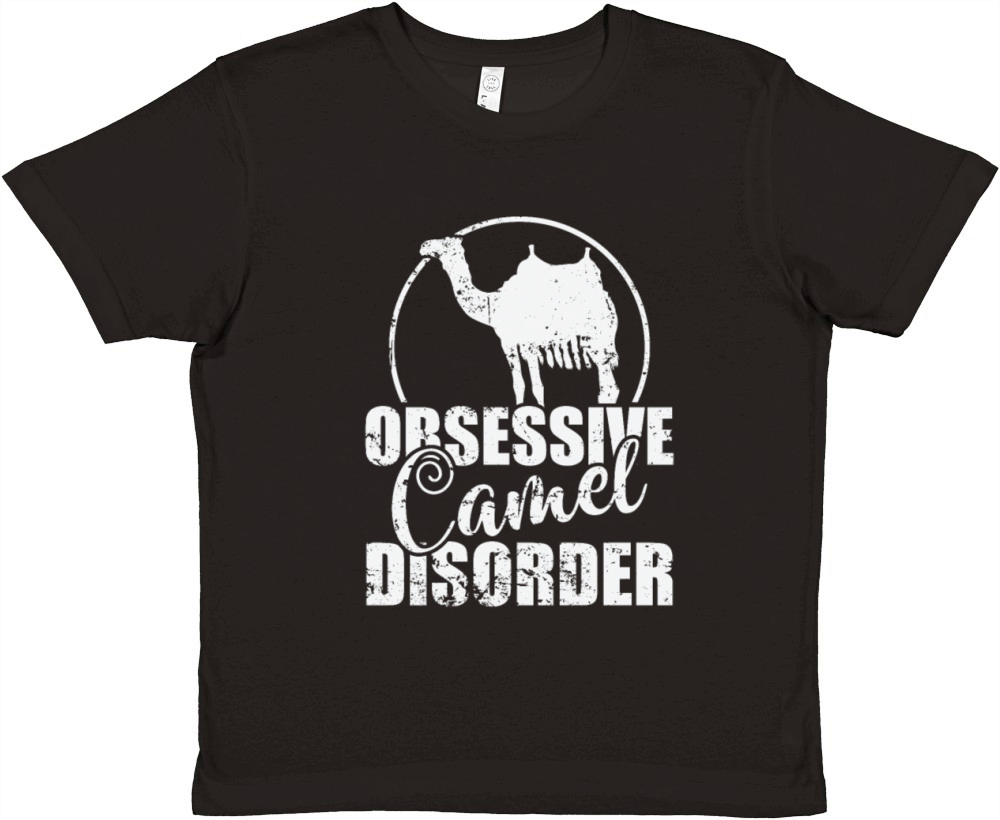 Obsessive Camel Disorder Dromedary Premium Kids Crewneck T-shirt