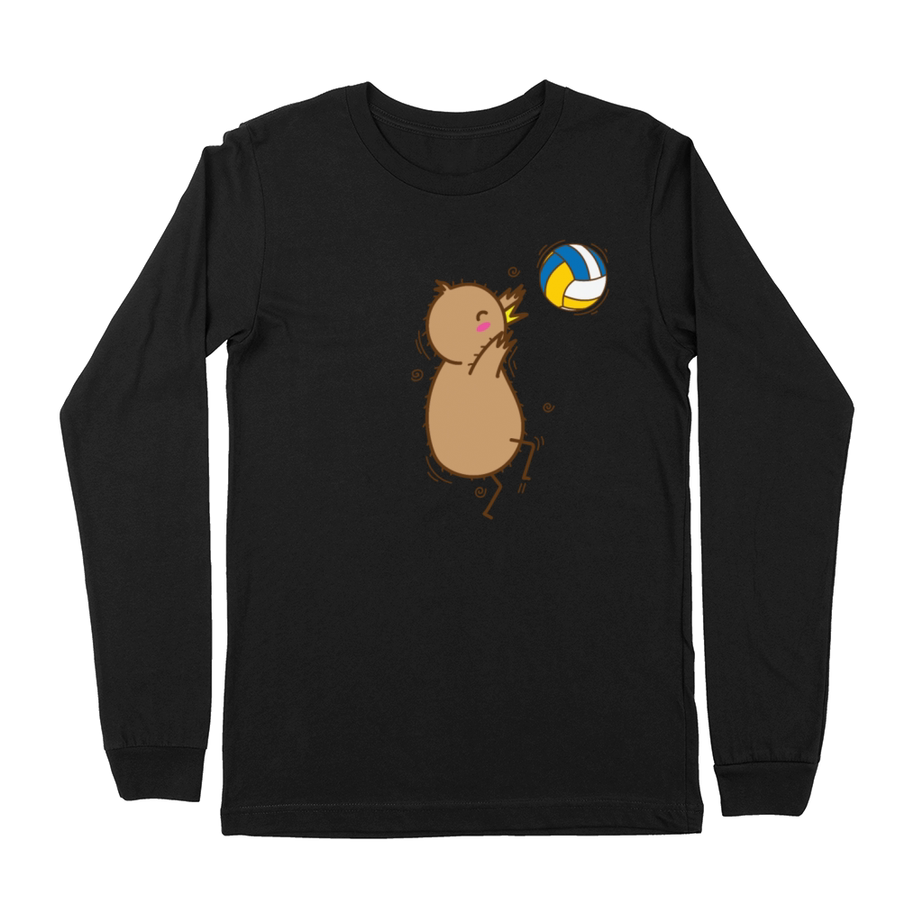 Volleyball Kiwi Bird and Fruit Premium Long Sleeve
