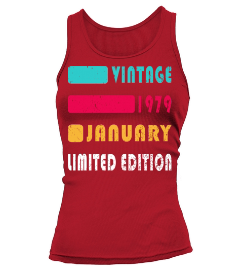 45th birthday 45 years January 1979 Tank top Woman
