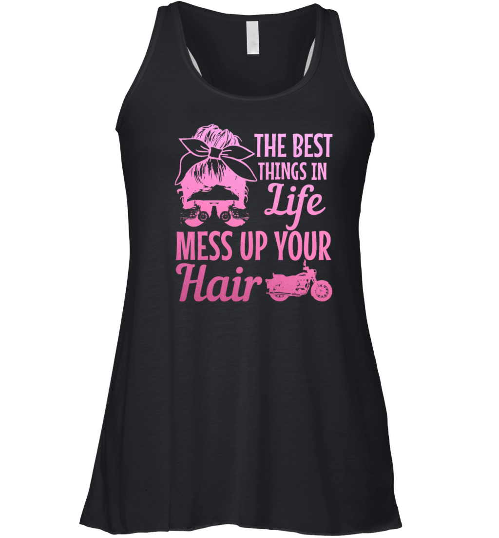 Motorcycle Biker Funny Gift Women's Flowy Tank Top
