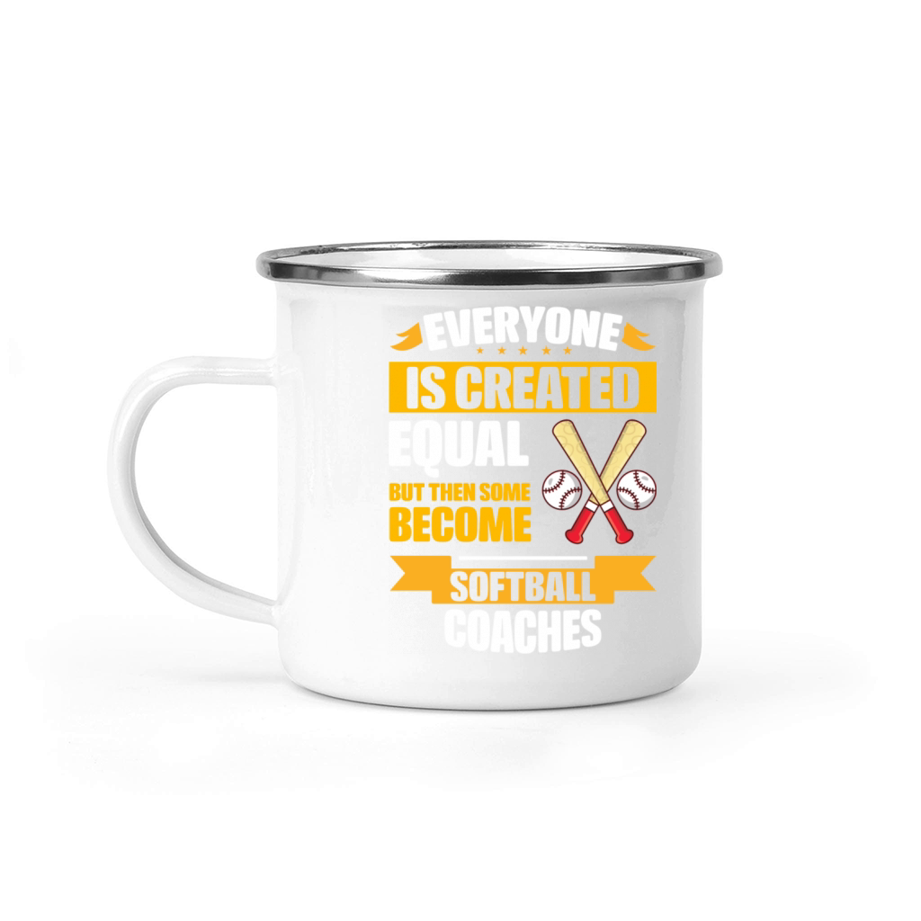 Some Become Softball Coaches Funny Camping Mug