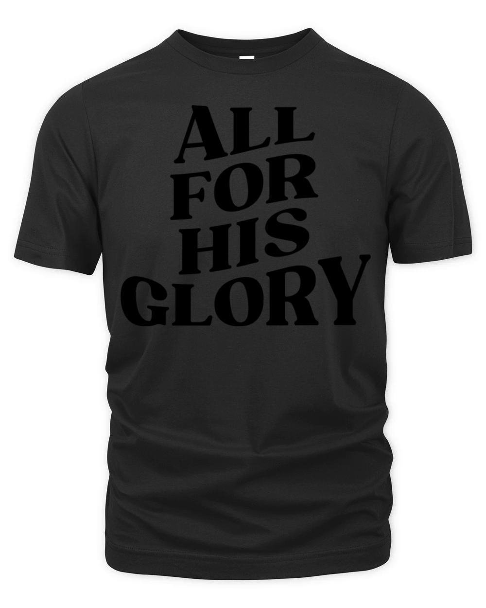 ALL FOR HIS GLORY Organic Unisex T-shirt