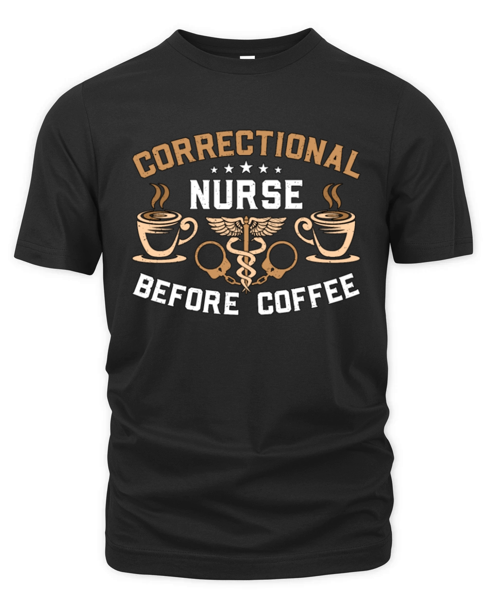 Correctional Nurse Before Medicine Coffee Lover Organic Unisex T-shirt
