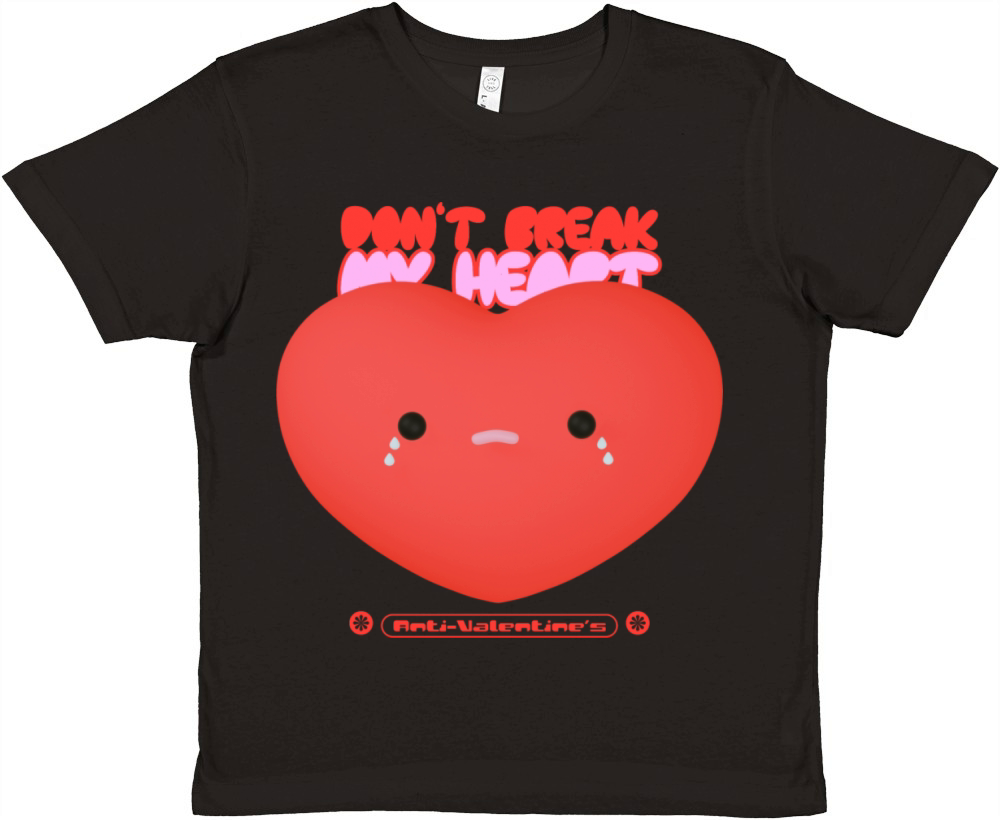 Dont Break My Heart Valentines Premium Kids Crewneck T-shirt