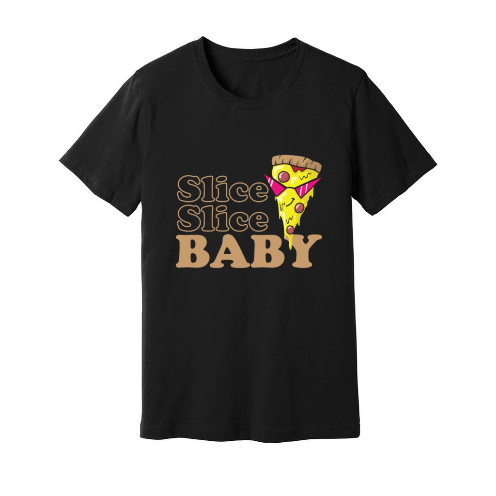 Slice Baby Pizza Fast Food Stone Oven Unisex Jersey Tee