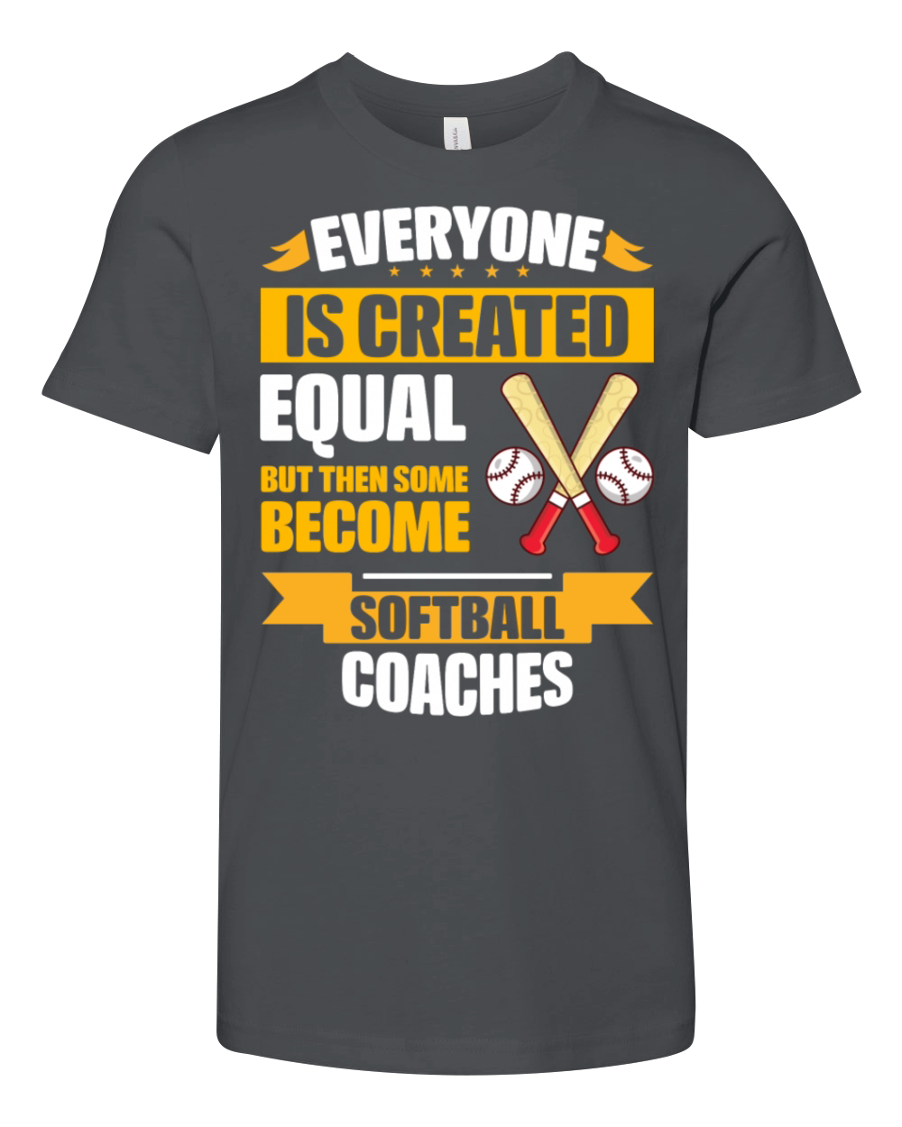 Some Become Softball Coaches Funny Youth Unisex Jersey Tee