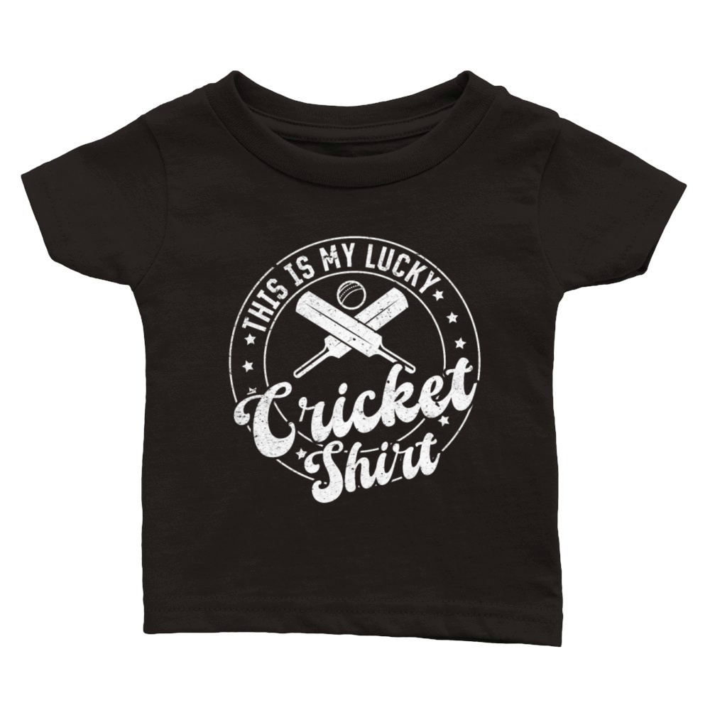 This is my lucky Cricket Shirt Cricket Game Cricke Classic Baby Crewneck T-shirt