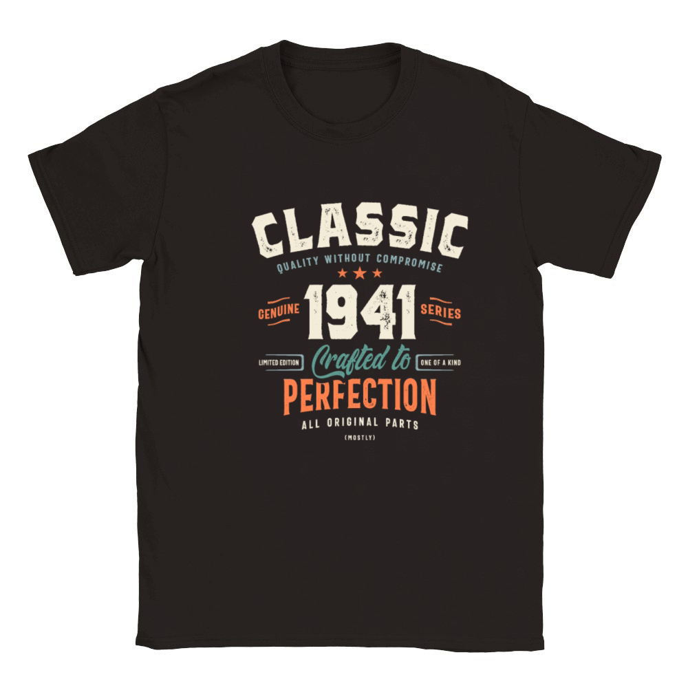1941 83rd Birthday Gifts 83 Year Old Men Women Classic Kids Crewneck T-shirt