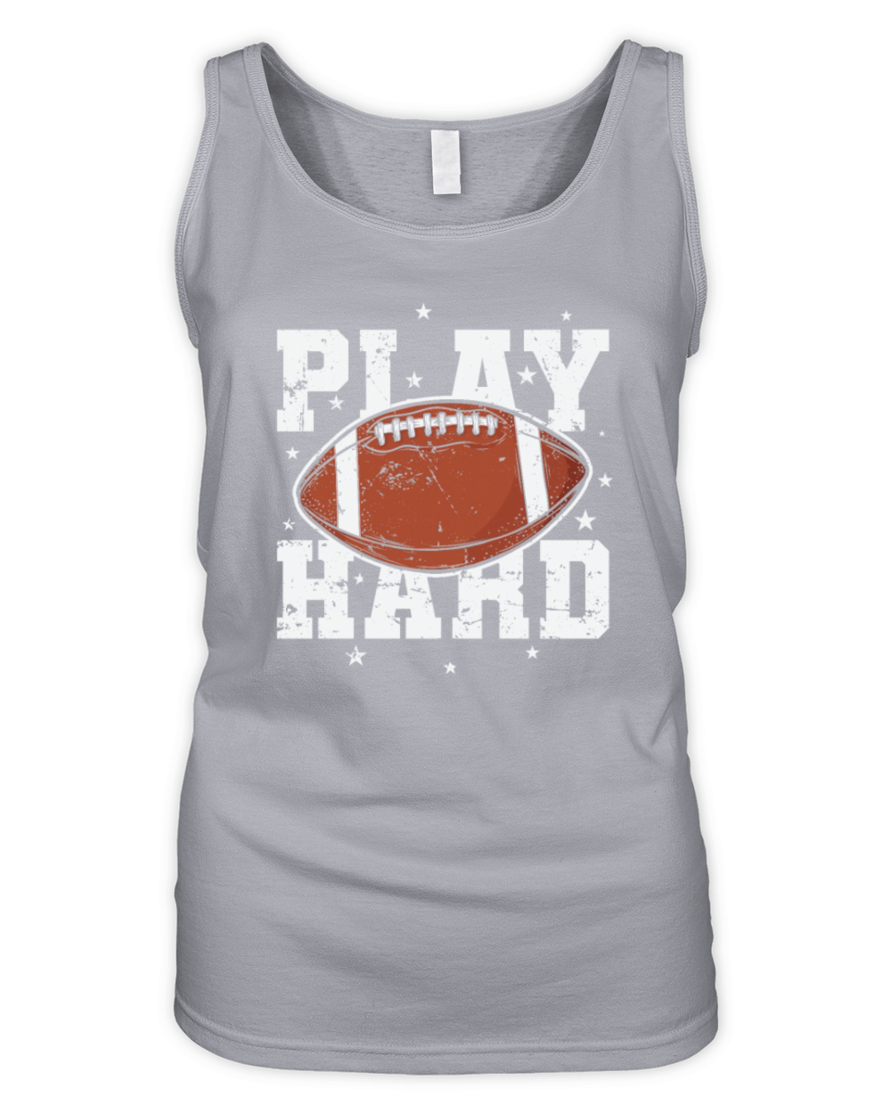 Play Hard American Football Sport USA Organic Women's Tank Top