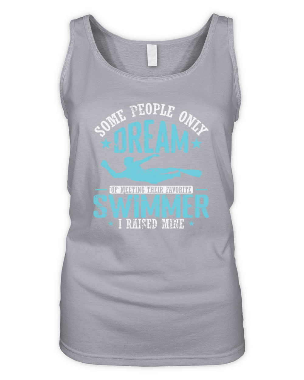 Some People only Dream of metting their Swimmer Organic Women's Tank Top