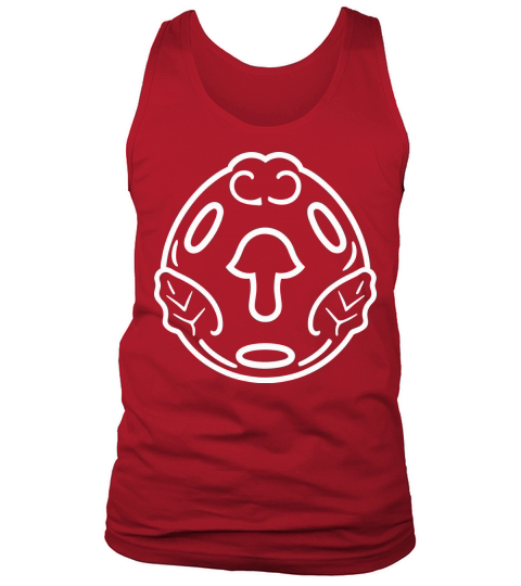 Mushroom Abstract Design Vector One Color Tank Top Unisex