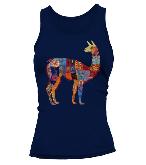 Llama Alpaca Animal Vintage Peru Gift Tank top Woman