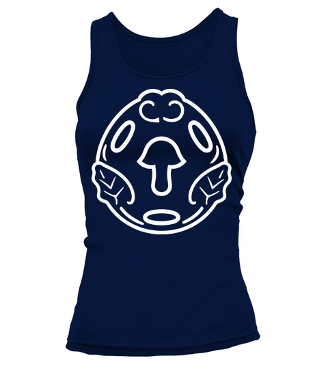 Mushroom Abstract Design Vector One Color Tank top Woman