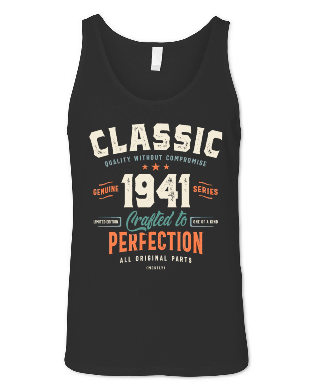 1941 83rd Birthday Gifts 83 Year Old Men Women Unisex Jersey Tank