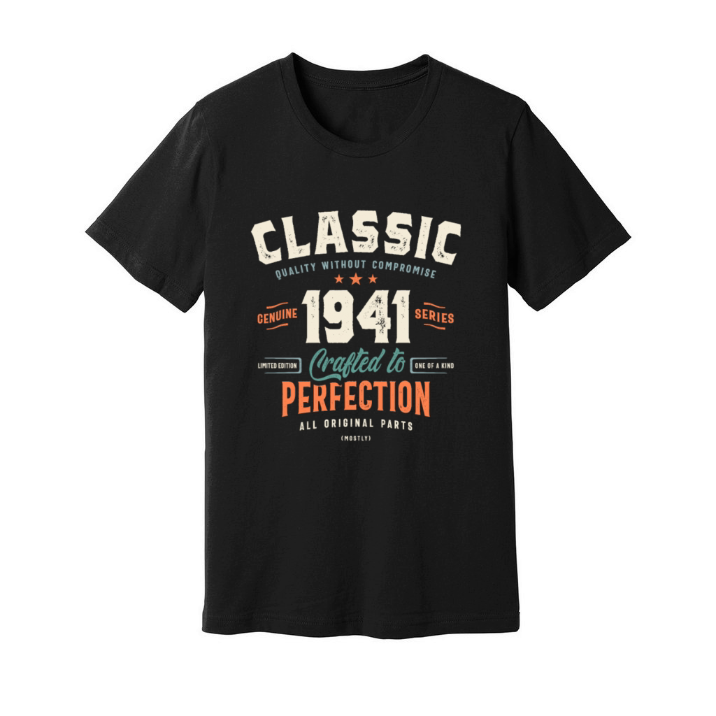 1941 83rd Birthday Gifts 83 Year Old Men Women Unisex Jersey Tee