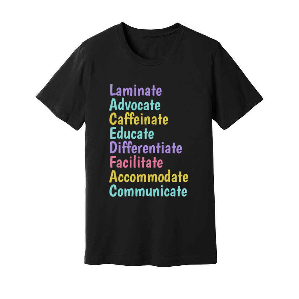 Facilitate Accommodate Communicate Unisex Jersey Tee