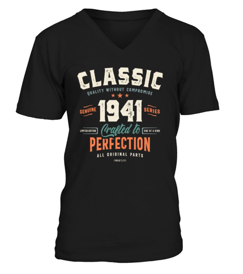 1941 83rd Birthday Gifts 83 Year Old Men Women V-Neck T-shirt