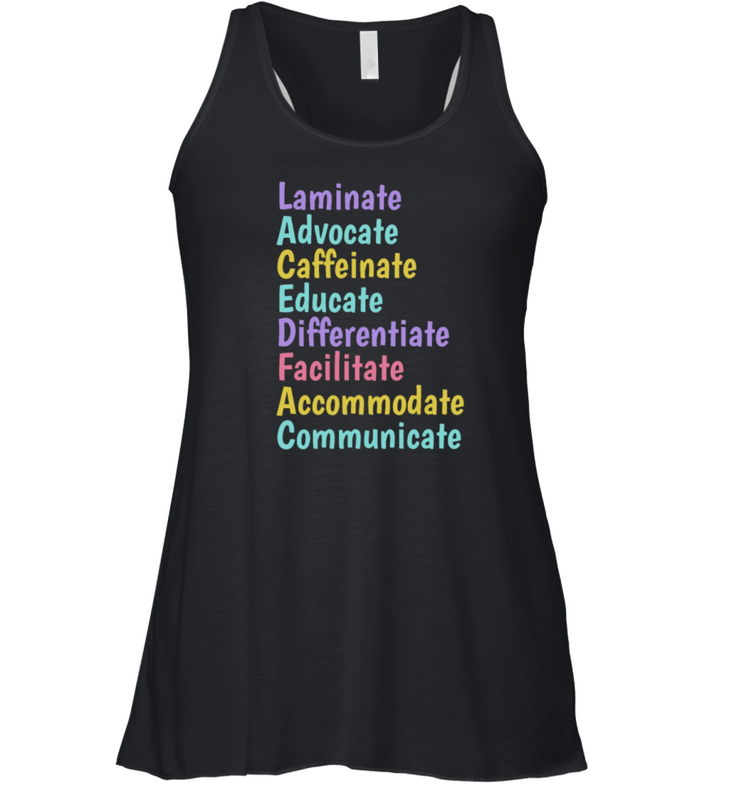 Facilitate Accommodate Communicate Women's Flowy Tank Top