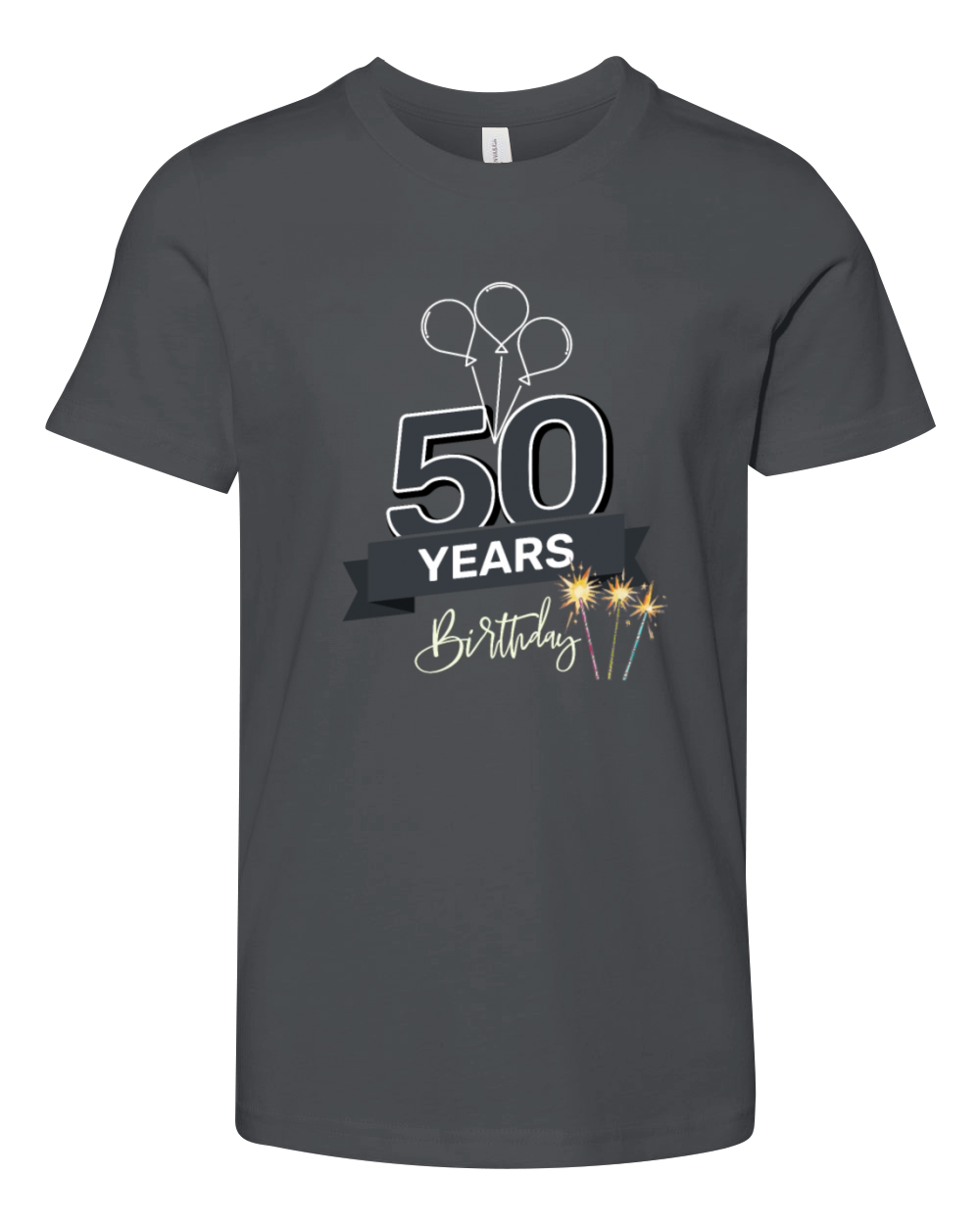 50th birthday Youth Unisex Jersey Tee