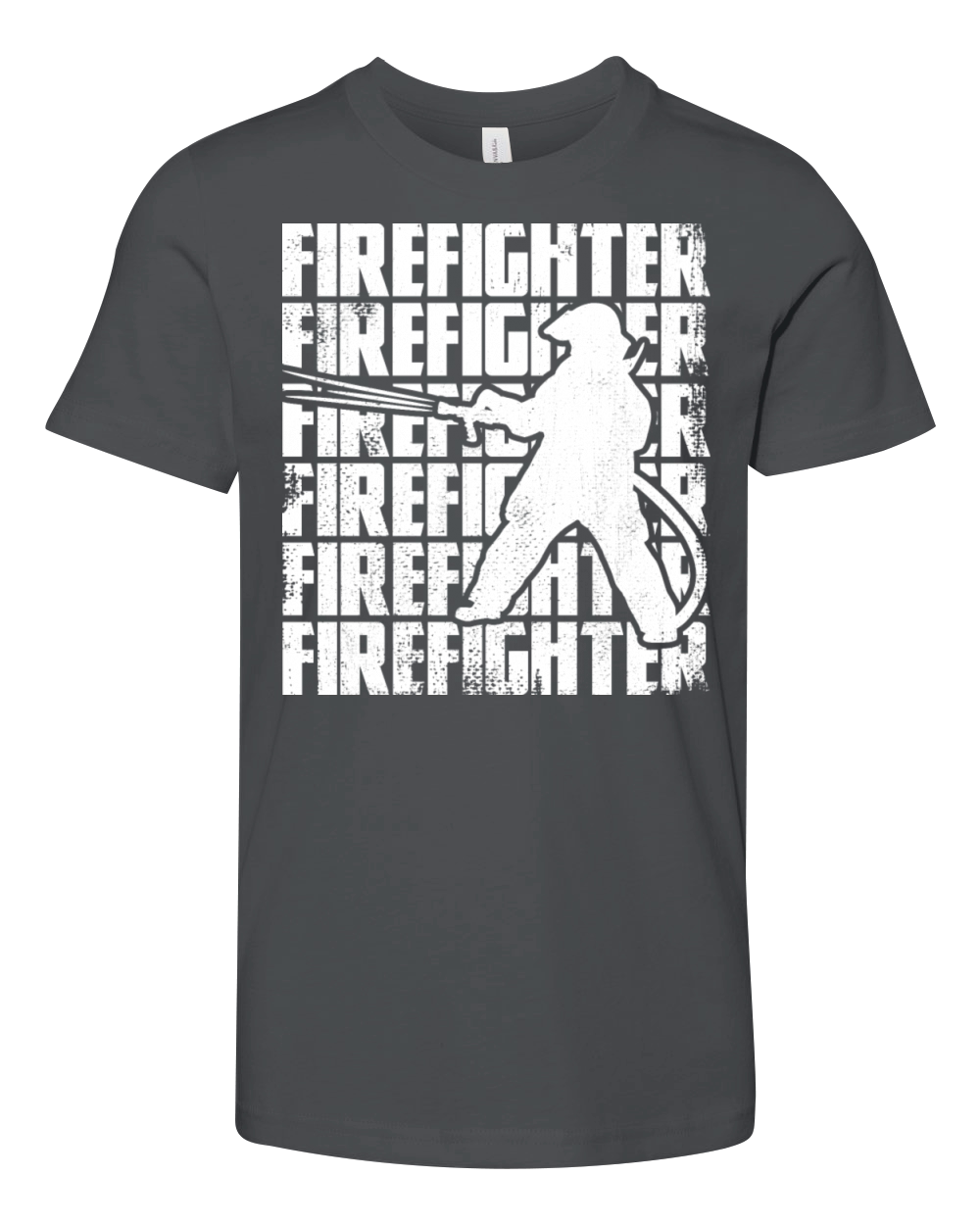 Funny Firefighter Youth Unisex Jersey Tee