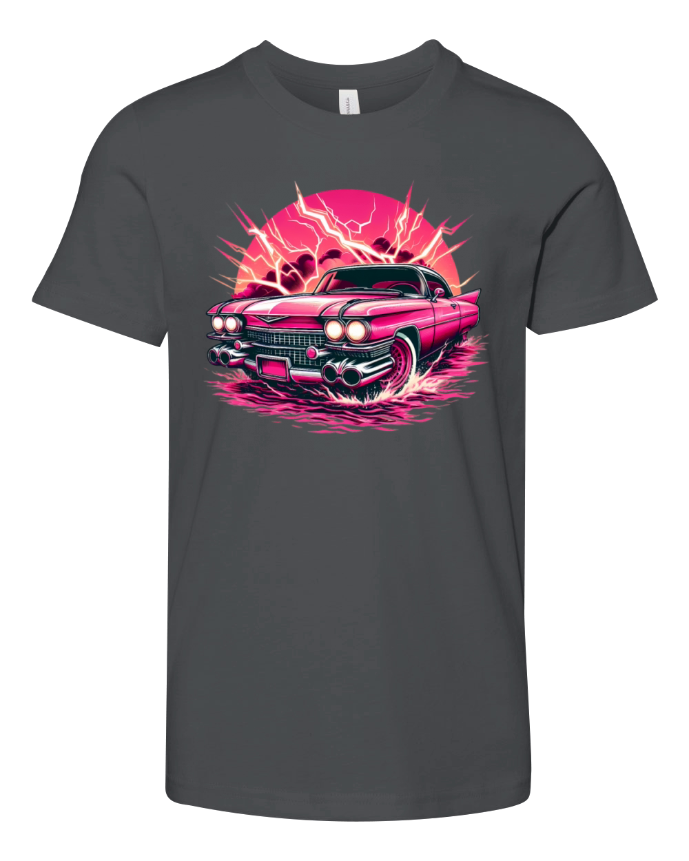 Pink cadillac Youth Unisex Jersey Tee