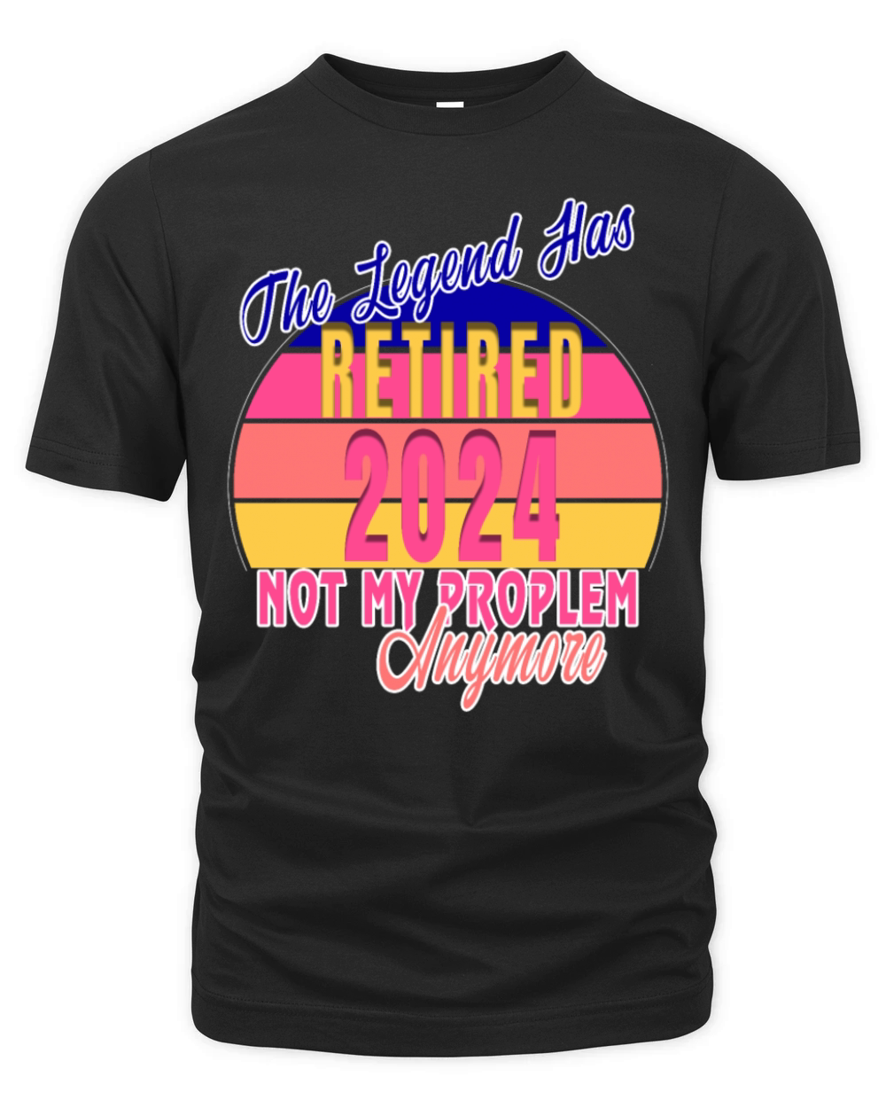 The Legend Has Officially Retired Vintage Retireme Organic Unisex T-shirt