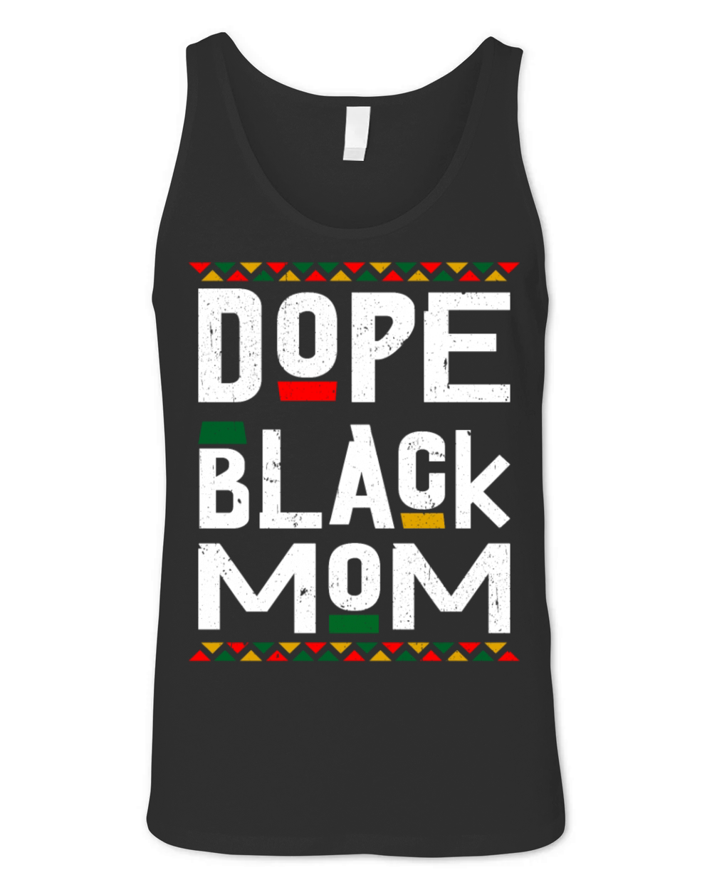 Dope Black Mom Mother Dope Black Family Gift afro Unisex Jersey Tank