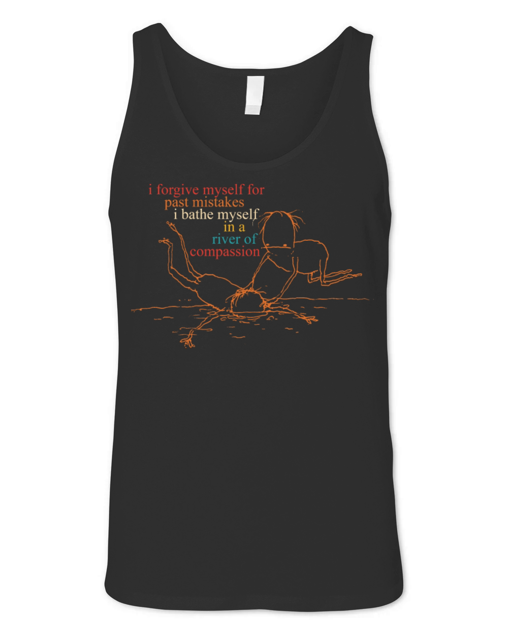 I Forgive Myself For Past Mistakes Unisex Jersey Tank