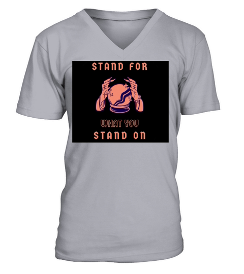 stand on V-Neck T-shirt