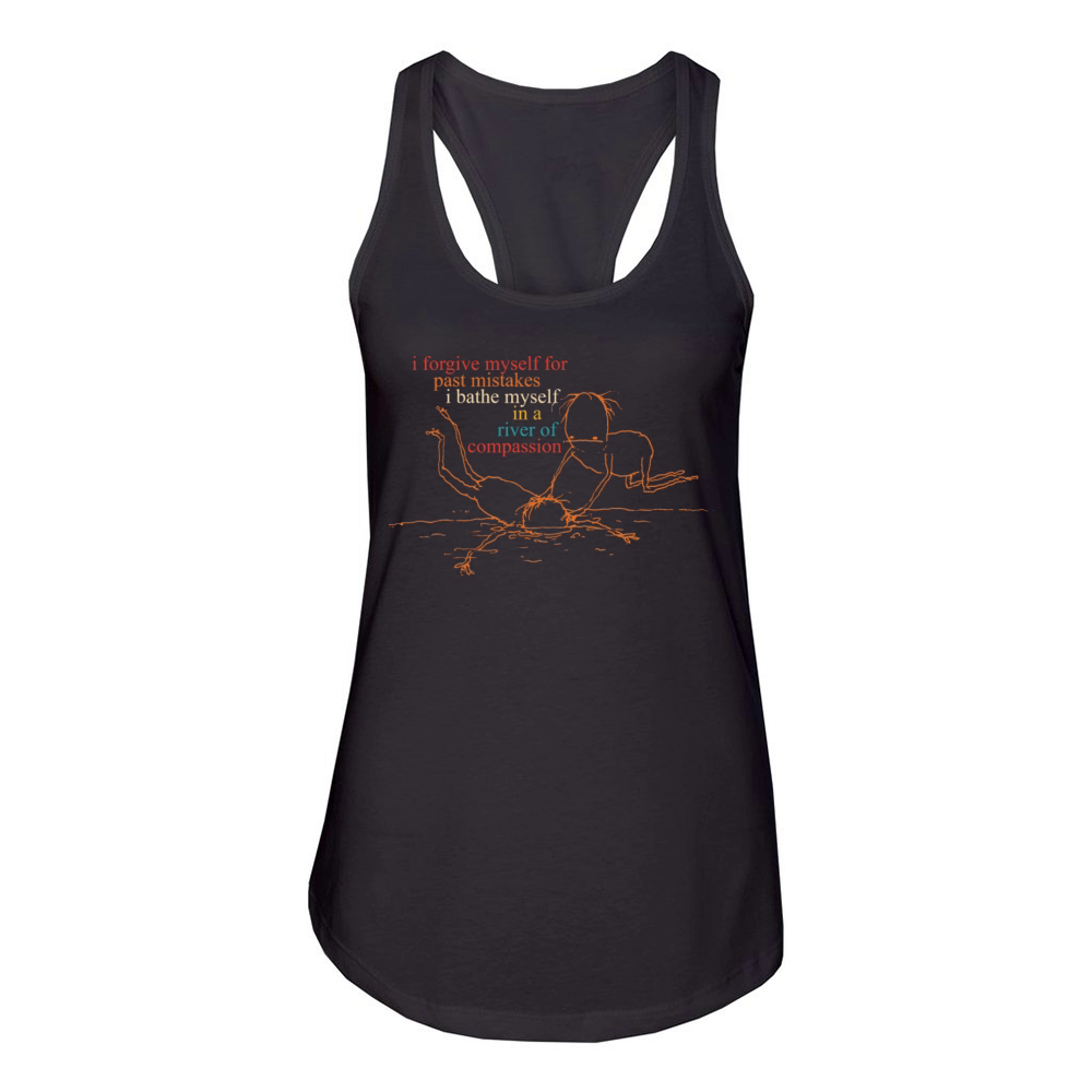 I Forgive Myself For Past Mistakes Women's Racerback Tank