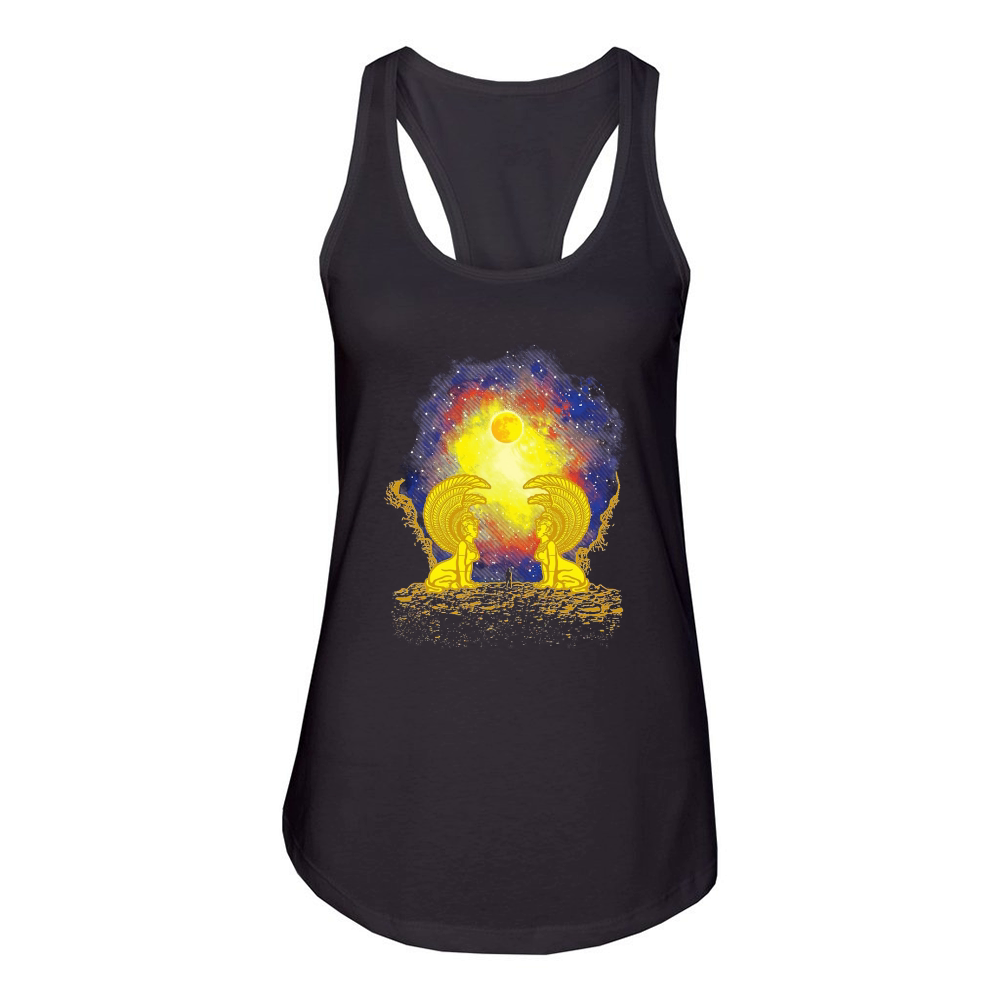 The Neverending Story Sphinx Gate Soft Style Halloween Unisex T-Shirt Women's Racerback Tank