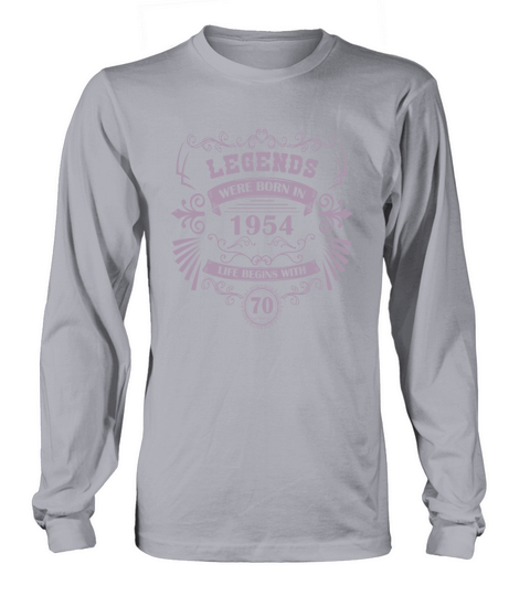 70th Birthday Vintage 1954 Vintage Western Long sleeved Unisex