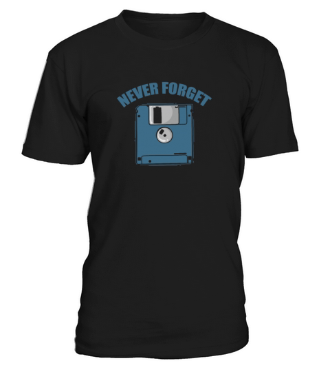 Never Forget Diskette Retro Memory Module T-Shirt Unisex