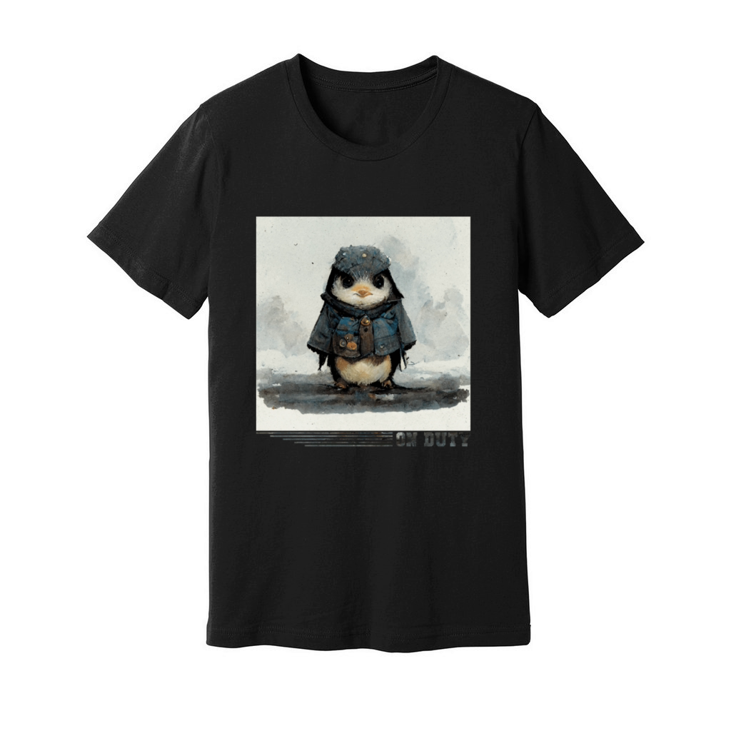 On Duty King Emperor Sea Bird Penguin Lover Unisex Jersey Tee