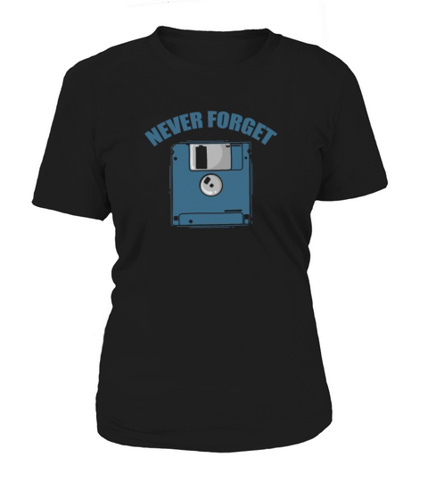 Never Forget Diskette Retro Memory Module Women's T-Shirt