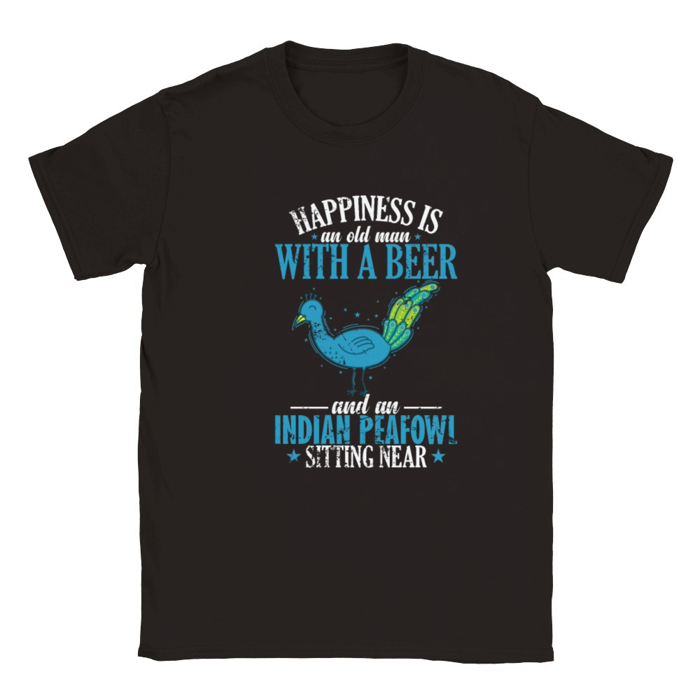 old Man with a Beer Peafowl sitting near Classic Kids Crewneck T-shirt