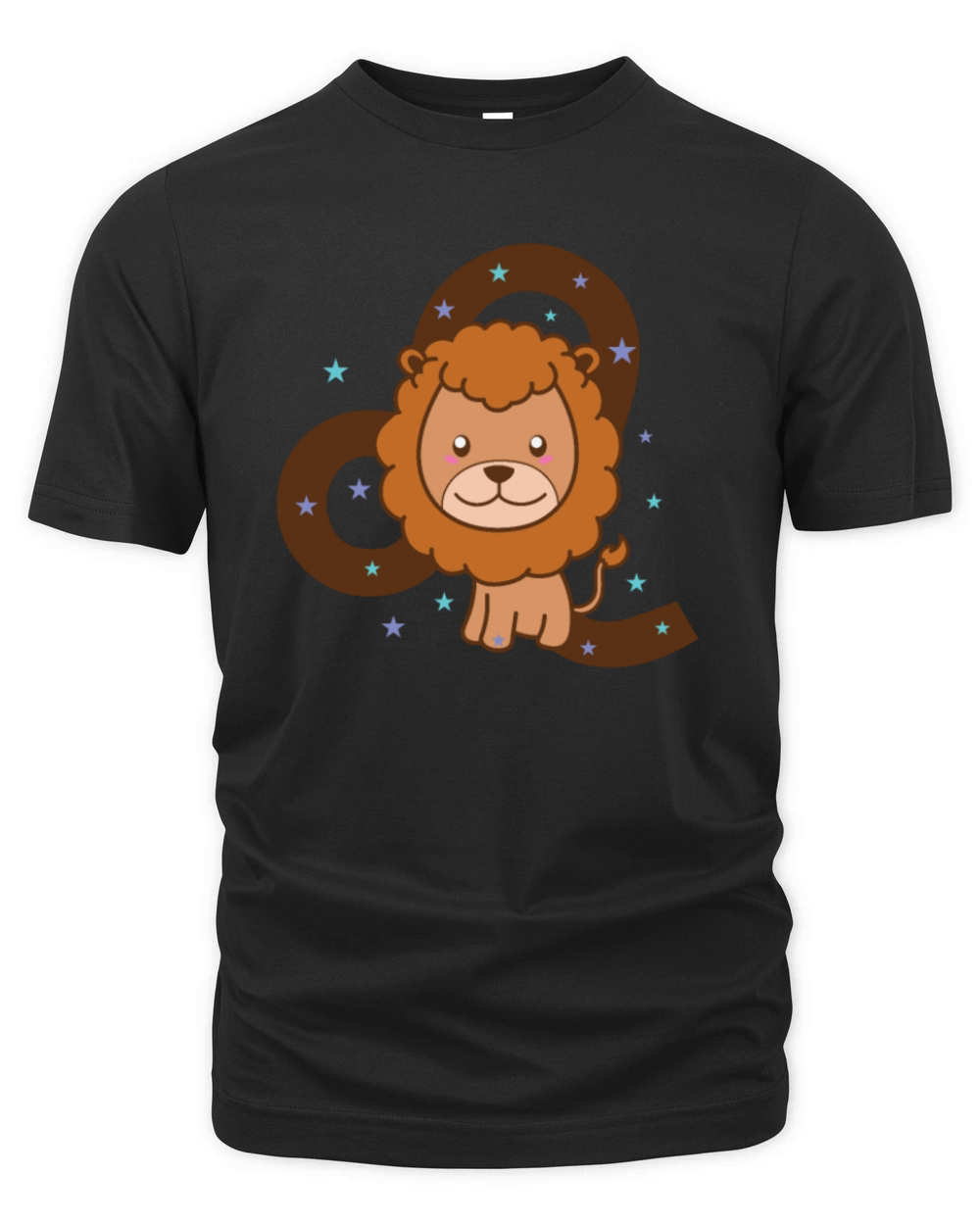 Leo Zodiac Sign as Animal Horoscope Organic Unisex T-shirt
