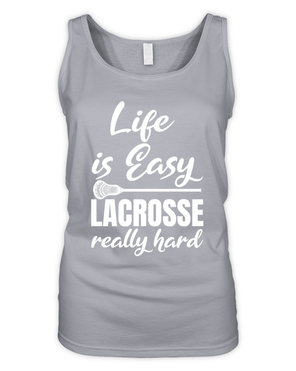 Lacrosse Player Motivation Organic Women's Tank Top