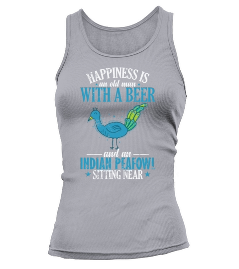 old Man with a Beer Peafowl sitting near Tank top Woman