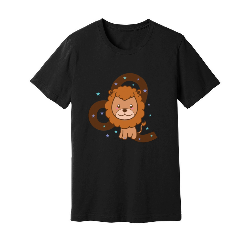 Leo Zodiac Sign as Animal Horoscope Unisex Jersey Tee