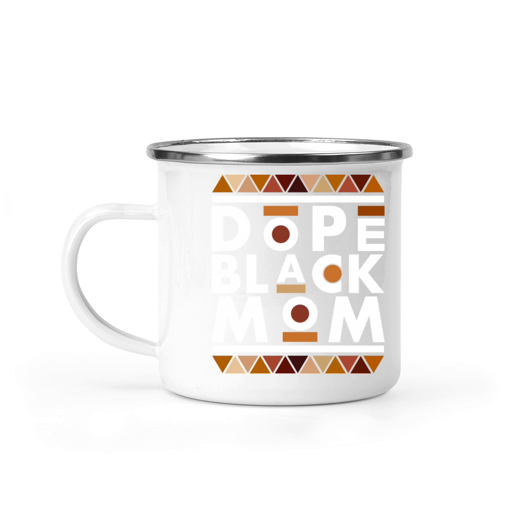 Dope Black Mom Black History Month Family Matching Camping Mug