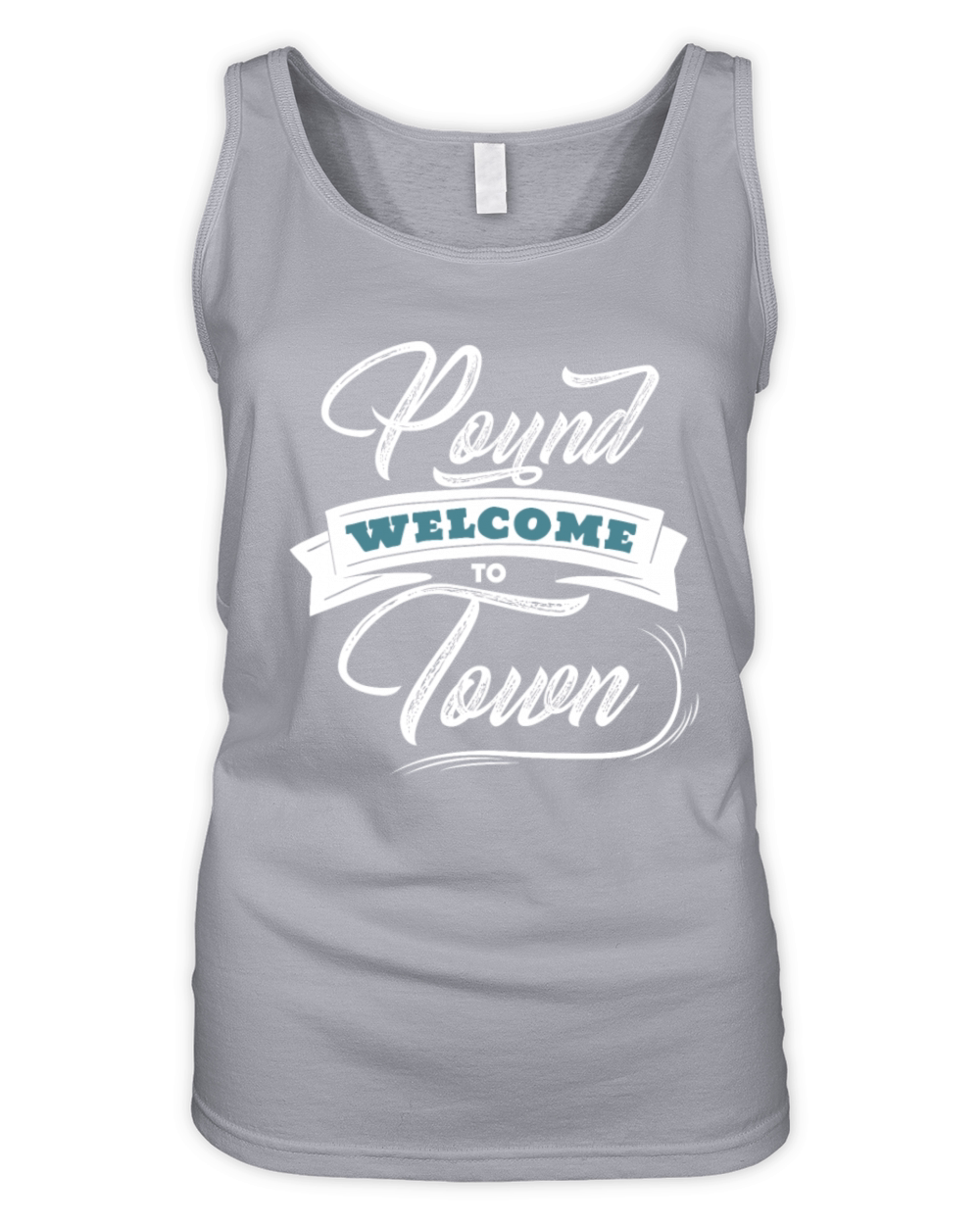 Welcome To Pound Town Funny Adult Humor Pound Town Organic Women's Tank Top