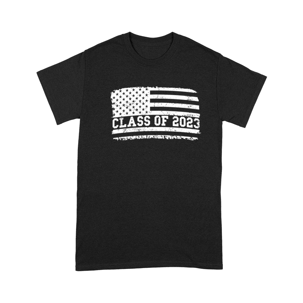 Graduation Class of 2023 Vintage Us American Flag Premium T-shirt